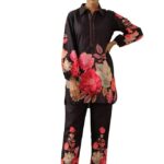 Women's Dress Batik V-Neck CO-ODS Set for Women (CO-ODS 97 BATIK)