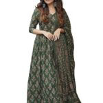 Women Printed Flared A-Line Kurta with Pant and Dupatta Suit Set | Kurta Set