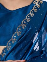 Women's Silk Blend Saree - Image 2
