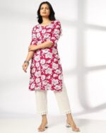 Women Printed Straight Kurta